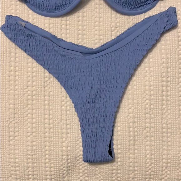 Brand New Blue Two Piece Swimsuit - Picture 3 of 5